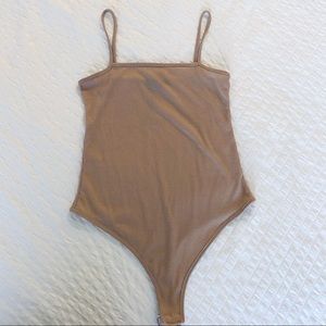 PLT Beige Bodysuit